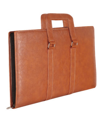 100 TAN - Document Folder With Handle